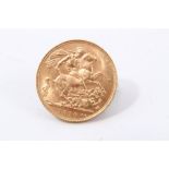 G.B. gold Sovereign Edward VII 1910. GVF (1 coin)
