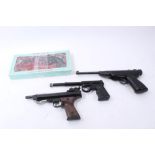 Two GAT Air Pistols together with a Chinese Air Pistol and one other Air Pistol