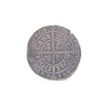 G.B. Medieval silver hammered Edward III London Groat pre-Treaty period, Class C, circa 1351 – 1361.