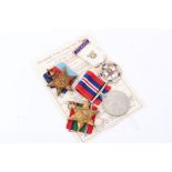 Second World Medals comprising 1939-1945 Star, Pacific Star and a War Medal together with a