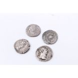 Ancients – mixed Roman silver Denarius – to include Vespasian, Domitian, Trajan and Faustina Junior.