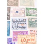 Germany – a large collection of Notgeld banknotes contained in two albums. Mostly in EF – UNC