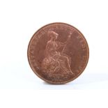 G.B. Victoria copper Halfpenny 1841. A.UNC (1 coin)