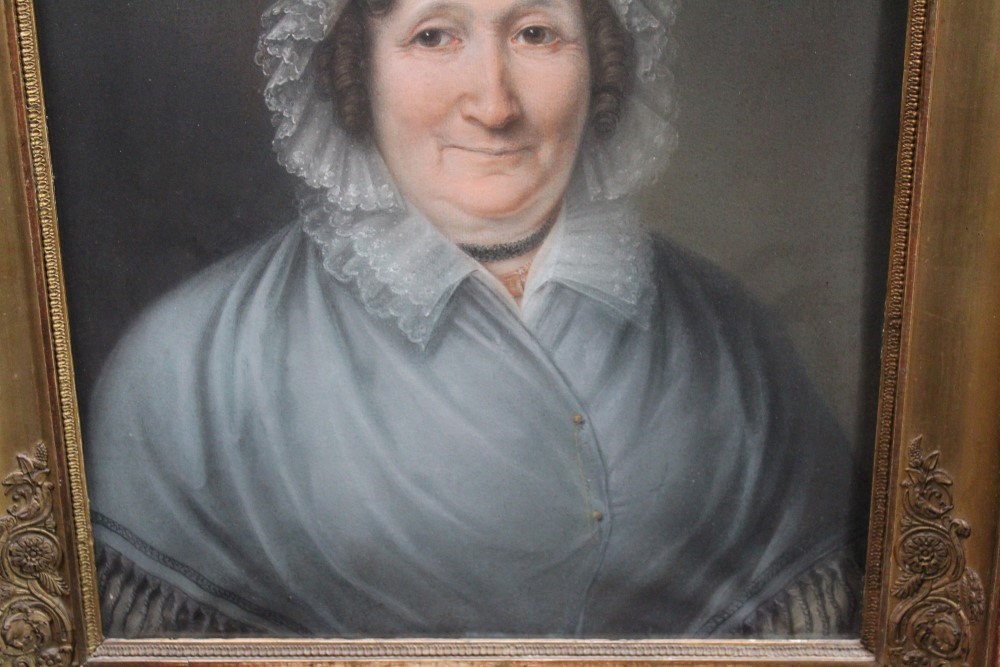 18th century English School pastel - portrait of a lady - Image 3 of 4