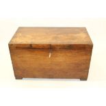 19th Century brass bound teak chest