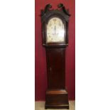 Early 19th century longcase clock, signed 'Thos. Revis, Cambridge'