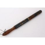 Good William IV polychrome police truncheon