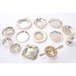Miscellaneous selection of Continental and English silver and white metal