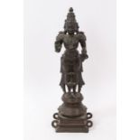 Antique Indian bronze deity figure