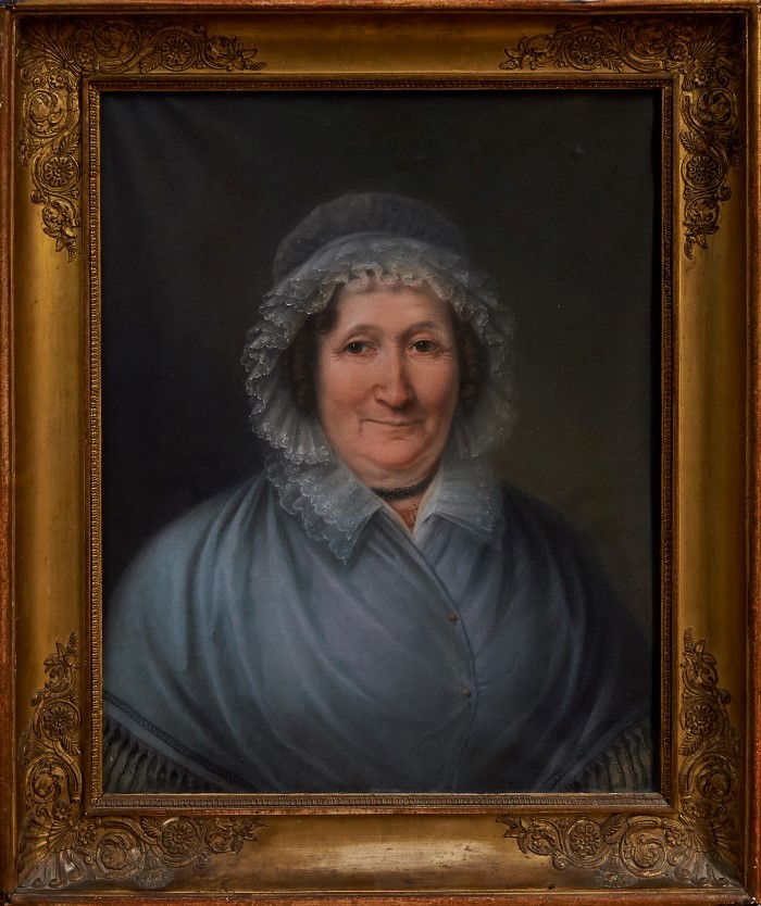 18th century English School pastel - portrait of a lady