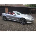 2003 Mercedes SL55AMG convertible ,Registration J16FFB-automatic