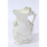 Chelsea-type blanc-de-chine goat and bee jug