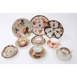 Group of Regency porcelain