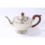 1930s silver teapot