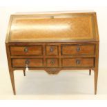 Late 18th / early 19th century Dutch kingwood and parquetry inlaid bureau