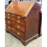 George II oak bureau