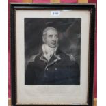 Sir Thomas Lawrence early 19th century mezzotint by C. Turner - portrait of The Right Honourable