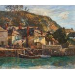 Alice Maud Fanner (1865-1930) oil on canvas - Cornish Harbour