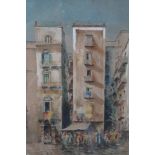 French School, early 20th Century watercolour, together with Martin Lauterberg (1891-1960)