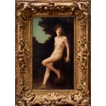 Aristide Barre (1840-1922) oil on panel - female nude