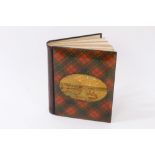 Victorian Tartanware ‘Souvenir of Scotland’ book dated 1892