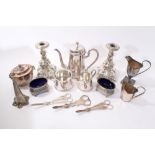 Selection of miscellaneous silver plated ware