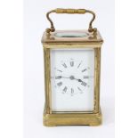 Late 19th / early 20th century carriage clock