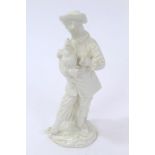 18th century Continental blanc-de-chine figure