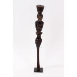 African tribal carved ceremonial figure