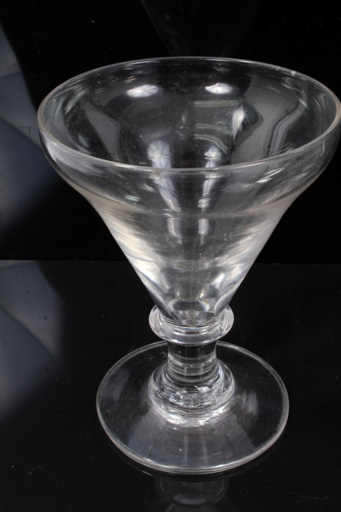 Group of four 19th century glass rummers and a glass tumbler - Image 2 of 6