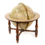 Rare George III terrestrial table globe by T. M. Bardin