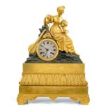 19th century French mantel clock with eight day movement