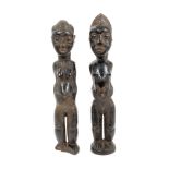 Good pair of Bause figures, Ivory Coast, male and female figures