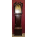 George III longcase clock, signed 'Radcliffe Barkisland'