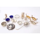 Selection of Scandinavian and other silver and white metal