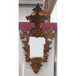 19th century Continental gilt wall mirror