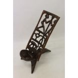 Antique East African carved birthing chair