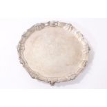 George II silver salver