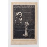 Eric Gill (1882-1940) wood engraving, The Ressurection, 1917, (Skelton P91), 14 x 9cm