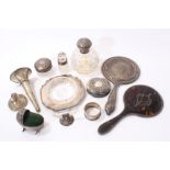 Miscellaneous group of Victorian and later silver