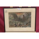 Snaffles (Charles Johnson Payne 1884-1967) signed print - 1915-16 That far, far-away Echo, in