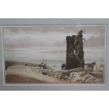 Early 19th century English school watercolour - Hadleigh Castle, Essex