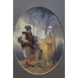 F. J. Lewis, late 19th century oval pastel