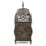 19th century mantel clock in the form of a lantern clock, signed 'Wm. Robinson, Londini, 1720'