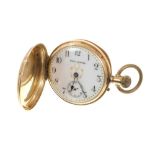 Swiss full hunter pocket watch