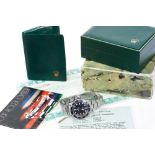 Gentlemen’s Rolex Submariner vintage stainless steel wristwatch, model 5513/0, serial number