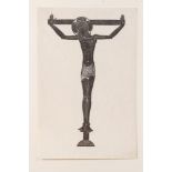 Eric Gill (1882-1940) wood engraving, The Symbol of Christ crucified, 1915, (Skelton P46), image