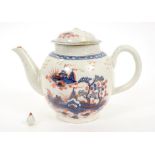 18th century Pennington Liverpool teapot and cover