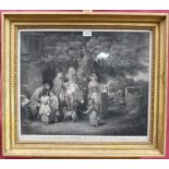 W. R. Brigg pair of 18th century engravings by W. Nutter - Saturday Evening and Sunday Morning,