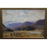 E. Angel Roberts, late 19th century watercolour - Mawddach Valley, North Wales, signed and dated